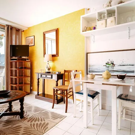A Carnac: 24m², Proche Plage/commerces, Parking, Balcon Sud, Petit Animal Ok - Fr-1-477-108 *